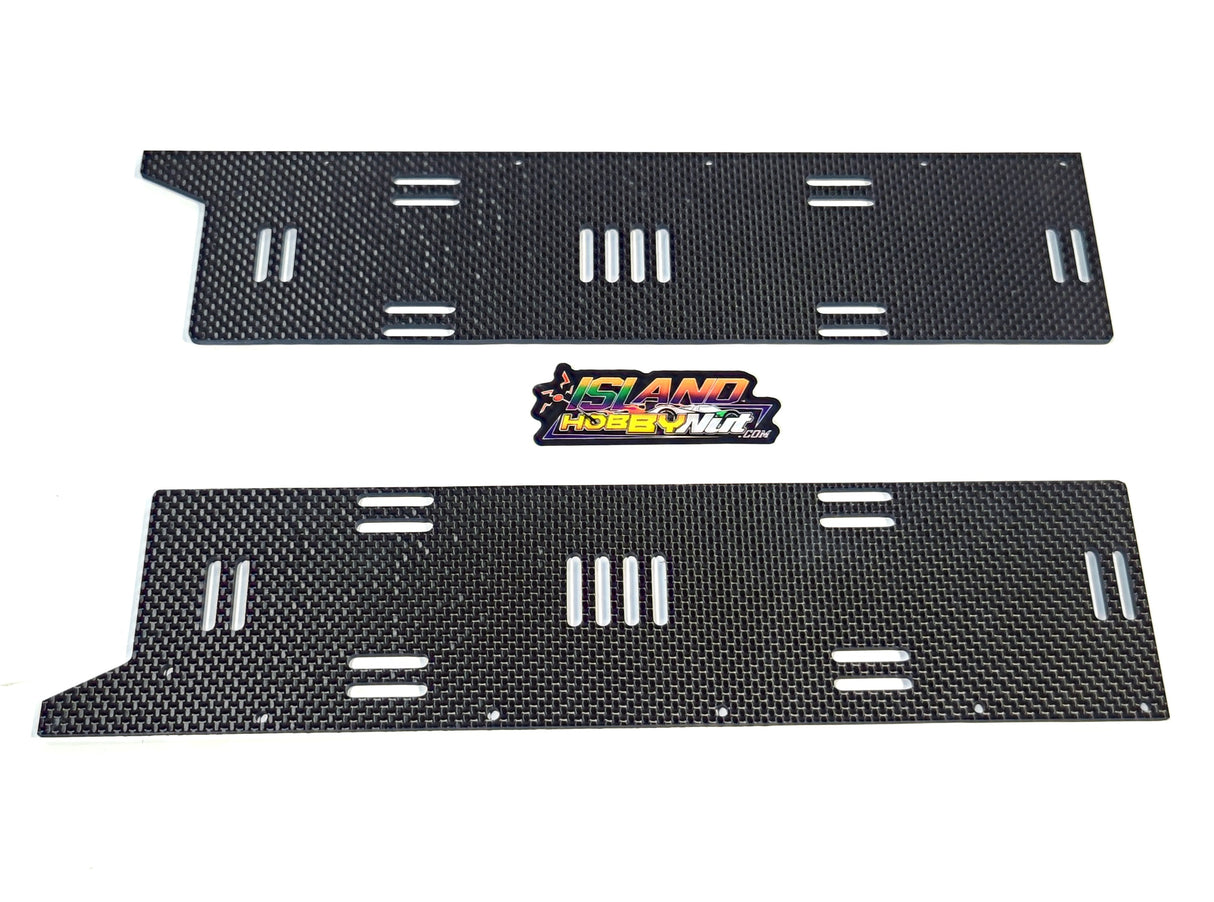 IRonManRc LIMITLESS FELONY INFRACTION Plateaux de batterie en fibre de carbone avec emplacements pour batterie