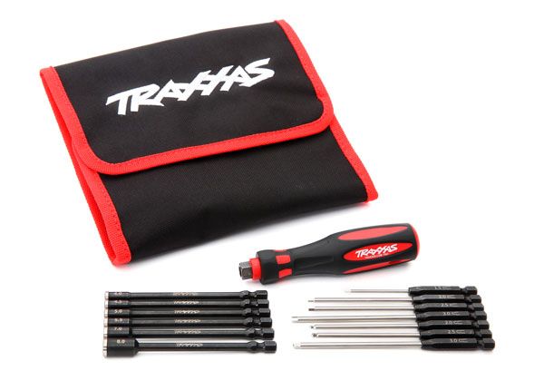 TRAXXAS 8710 SPEED BIT MASTER SET, HEX & NUT DRIVER, 13PC
