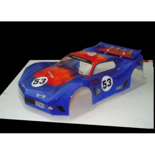 Delta Plastik 0121 CORVETTE 1/8 SCALE GT RC CAR BODY 325mm Long / 2mm Thick