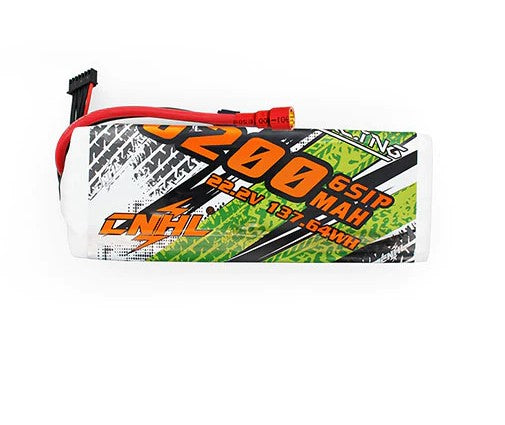 CNHL Racing Series 6200mAh 22.2V 6S 90C Batería Lipo con conector tipo bala de 8.0 mm