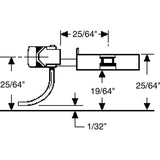 kadee #21 HO 20-Series Plastic Couplers w/Gearboxes Long (25/64") Underset Shank
