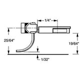 Kadee #24 HO Scale Metal Insulated Coupler Short Underset (2pr)