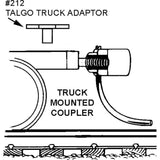 Kadee #29 HO Scale Long Overset Magne-matic Insulated Coupler Talgo Truck