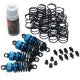 SHOCK-GEAR 55MM DAMPER SET FOR 1/10 RC TOURING CAR BLUE DSG-0055BU