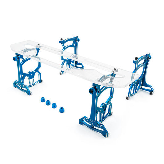 Yeah Racing YT-0140BU UNIVERSAL SET UP SYSTEM VER.3 FOR 1/10 ON ROAD BLUE