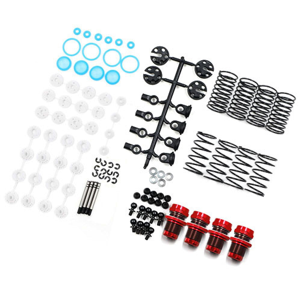 Yeah Racing DBB-1055RD QUTUS SLIDER 55MM DAMPER SET FOR 1/10 RC DRIFT CAR RED