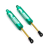 Yeah Racing DDL-110GN 110MM DESERT LIZARD TWO STAGE INTERNAL SPRING DAMPER PAIR GREEN FOR CRAWLER