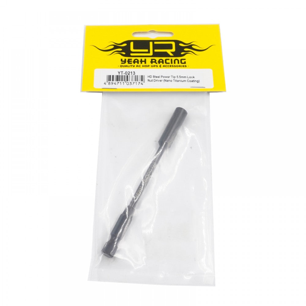 Yeah Racing YT-0216 HD STEEL POWER TIP 4.0MM PHILLIPS & FLAT DRIVER (NANO TITANIUM COATING)