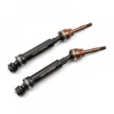 YEAH RACING TRSL-024BK HD TOOL STEEL UNIVERSAL DRIVE SHAFTS FITS DRAG SLASH/BANDIT/BANDIT VXL