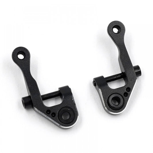 YEAH RACING KY03-006BK ALUMINUM 7075 FRONT UPPER ARMS 2 DEG CAMBER FOR KYOSHO MINI-Z MR03