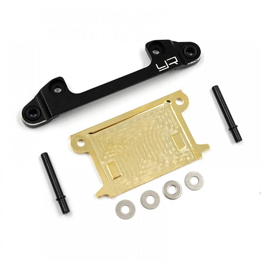 Yeah Racing  KY03-007BK ALUMINUM 7075 BRASS FRONT LOWER ARMS FOR KYOSHO MINI-Z MR03