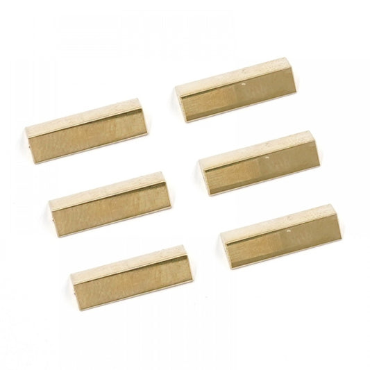 Yeah Racing KY03-013GD CHASSIS WEIGHT BRASS BALANCER 6PCS FOR KYOSHO MINI-Z MR03