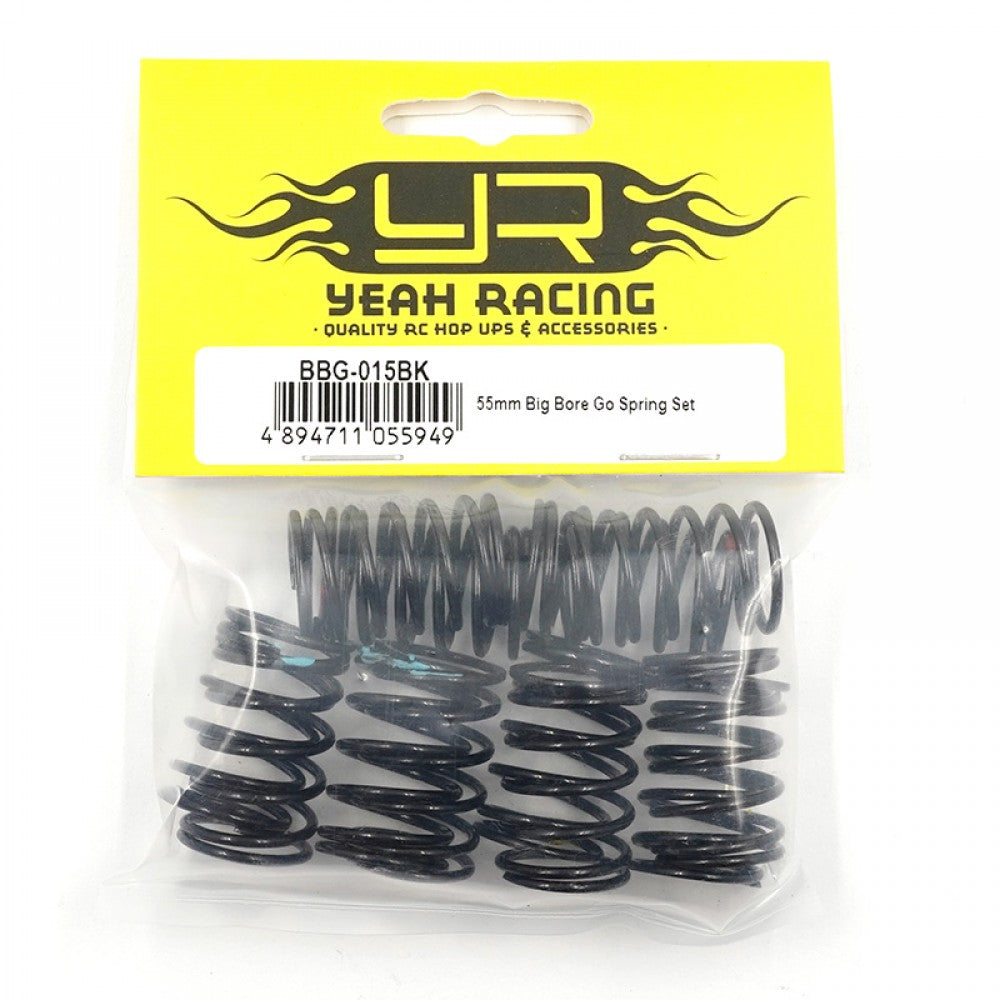 YEAH RACING BBG-015BK 55MM BIG BORE GO SPRING SET