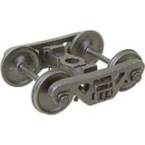Kadee #759 2 Rail 100-ton Metal Trucks w/36" Smooth Back Metal P48 Wheels (O Sc)