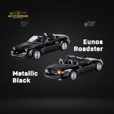 MicroTurbo Eunos Roadster MX-5 Customized Metallic Black 1:64