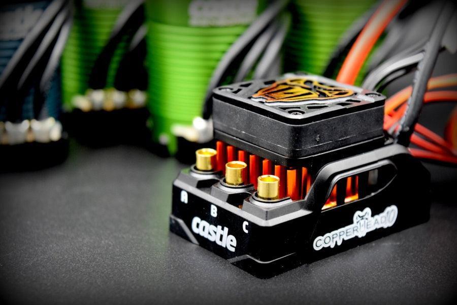 Castle Creations Copperhead 10 Waterproof 1/10 Sensored ESC / 7700KV Motor COMBO