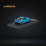 MicroTurbo Nissan 180SX Pandem Rocket Bunny Baby Blue 1:64