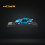 MicroTurbo Nissan 180SX Pandem Rocket Bunny Baby Blue 1:64