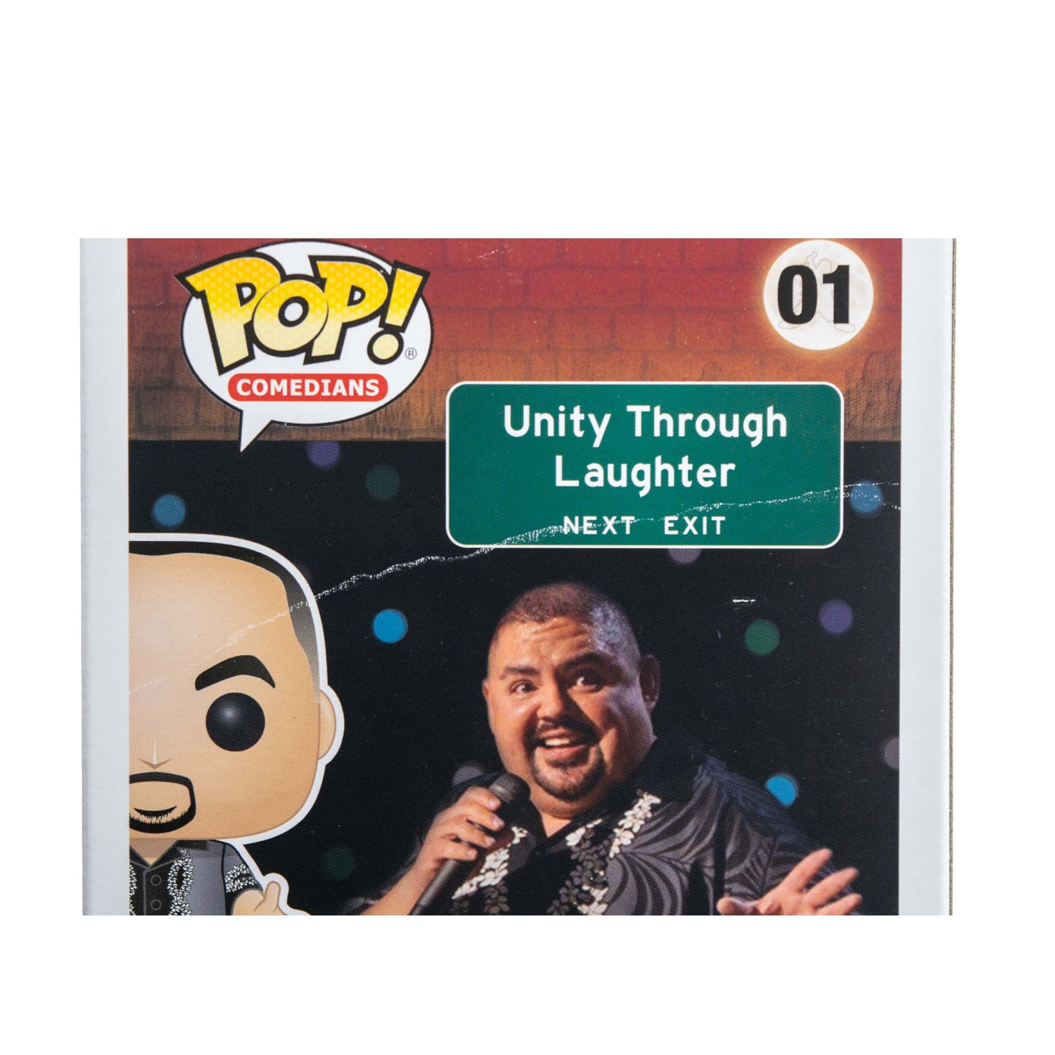 Gabriel Fluffy Iglesias (White Ink, Comedians) 01 - Fluffy Shop Exclusive  [light damage]   **Signed by Gabriel Iglesias**