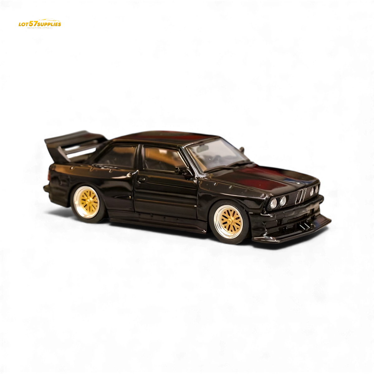 SW BMW E30 M3 LTO Modified - Black 1:64 – Island Hobby Nut