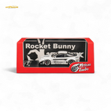 MicroTurbo Nissan 180SX Pandem Rocket Bunny White 1:64