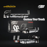 MicroTurbo HINO 300 Custom Flatbed Truck 1:64
