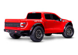 Traxxas 101076-4 RED Ford Raptor R: 4X4 VXL 1/10 Escala 4X4 Réplica de camión sin escobillas 