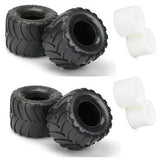 Pro-Line Destroyer 2.6" All Terrain Monster Tires w/ Clod Buster Wheels F/R (4)