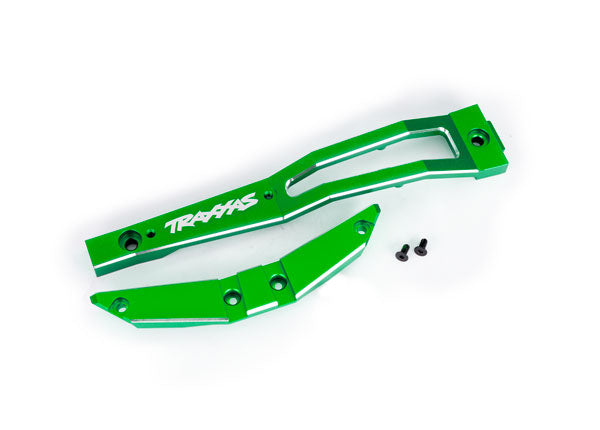 Traxxas 10221-GRN Chassis brace, front, 6061-T6 aluminum (green-anodized/ 2.5x6mm CCS (with threadlock) (2)
