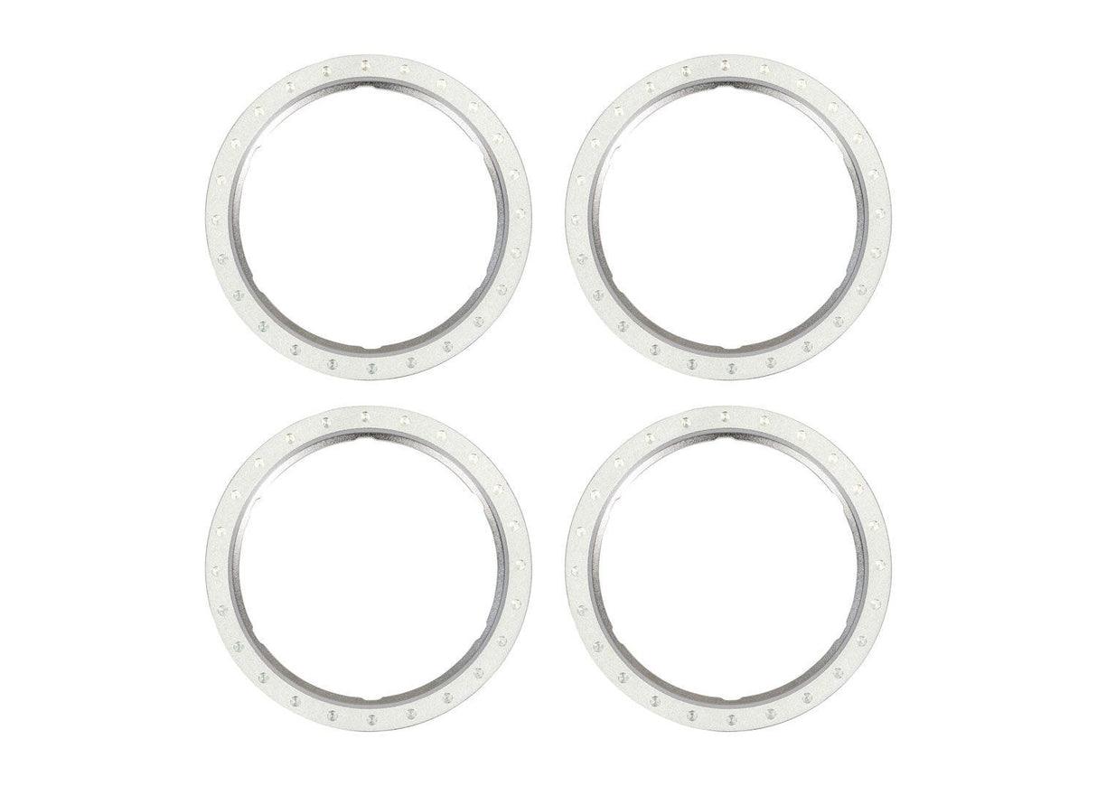 Traxxas Beadlock Rings Aluminum Silver maxx slash / UDR