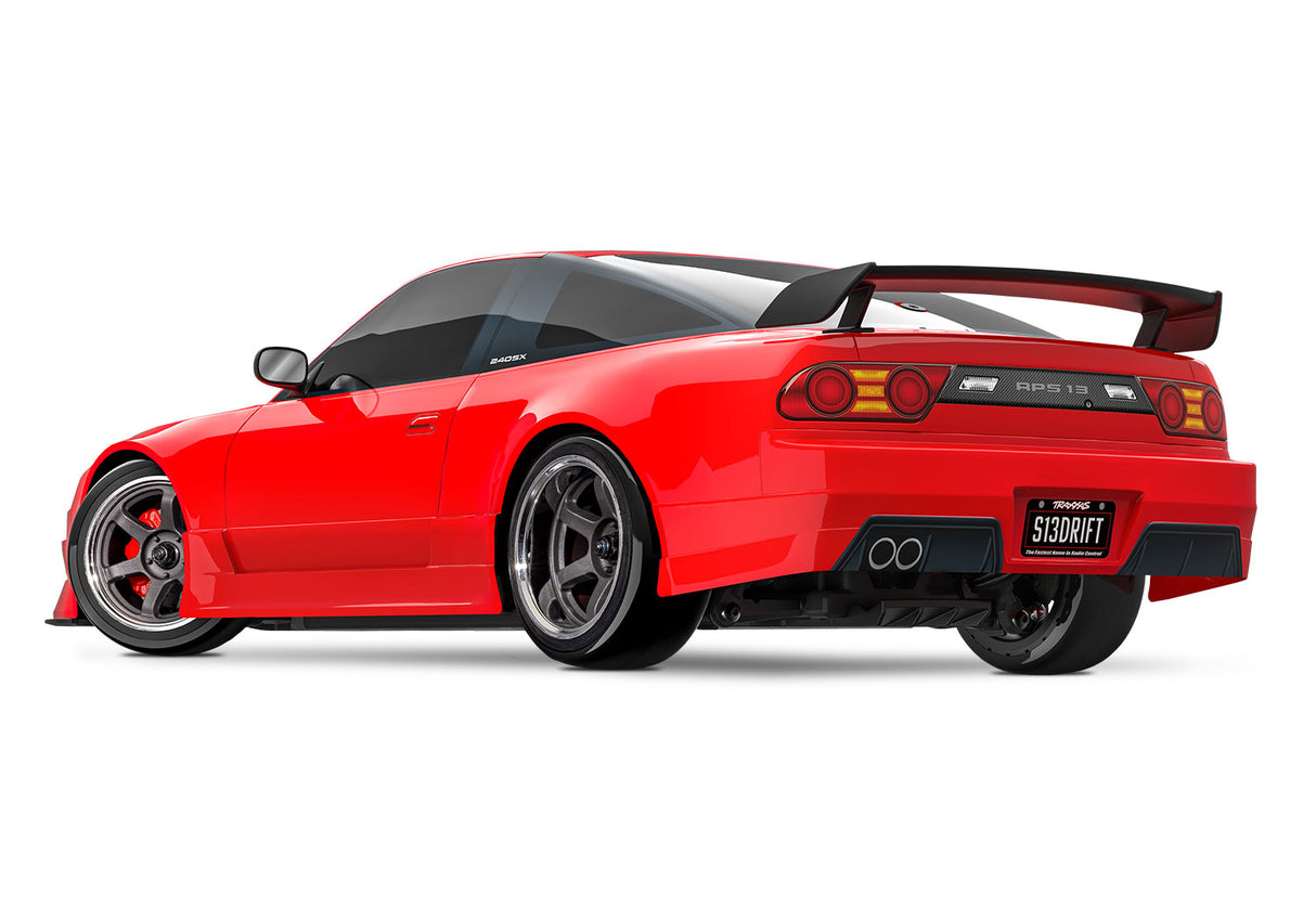 Available In Store Only Traxxas 105247-4-RED 4-Tec Drift Nissan 240SX