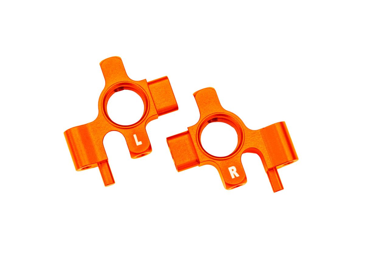 Traxxas 10537-ORNG Orange Aluminum Steering Blocks
