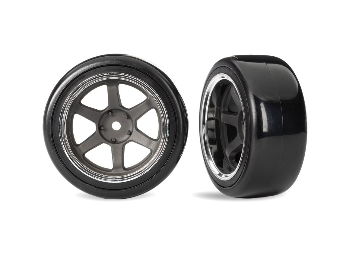 Traxxas 10575 1.9" Rear Wheels Hard Drift Tires