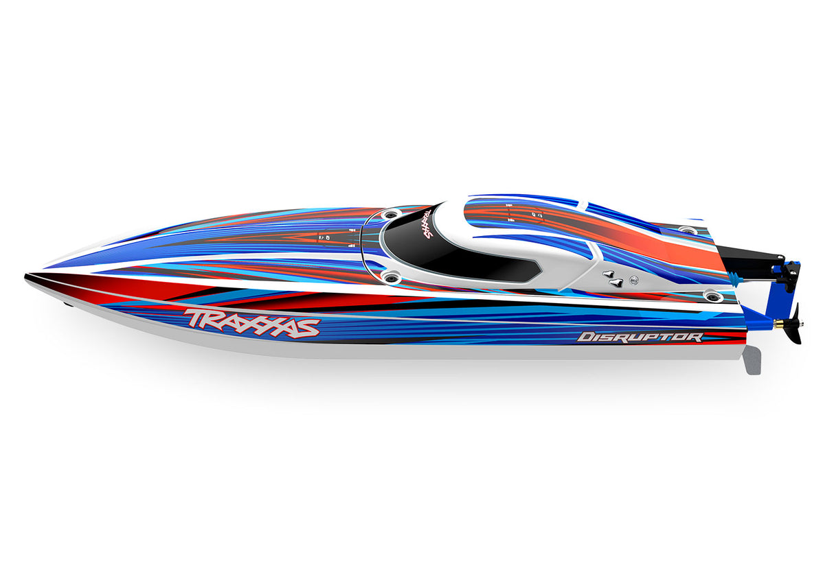 TRAXXAS 106064-4 BLUE Disruptor 4s Boat