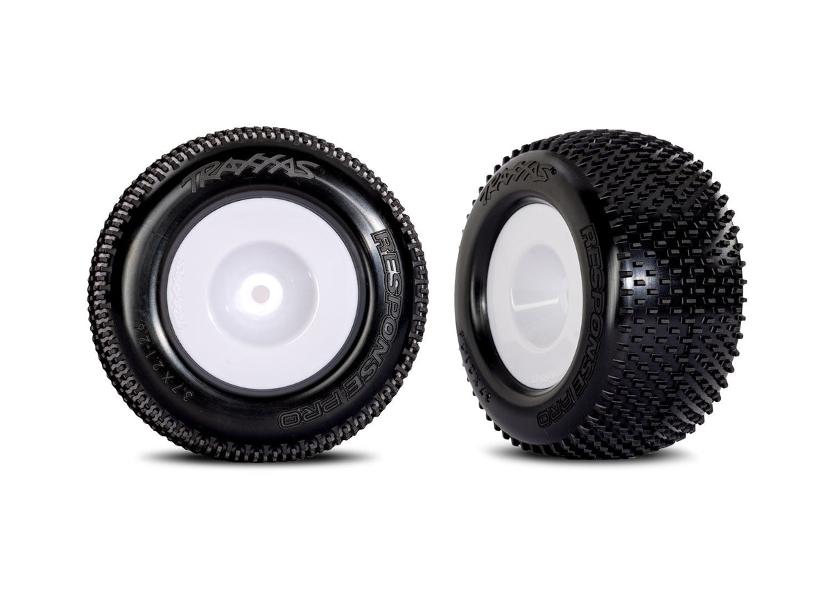 Traxxas 10773-WHT White Wheels Response Pro Tires