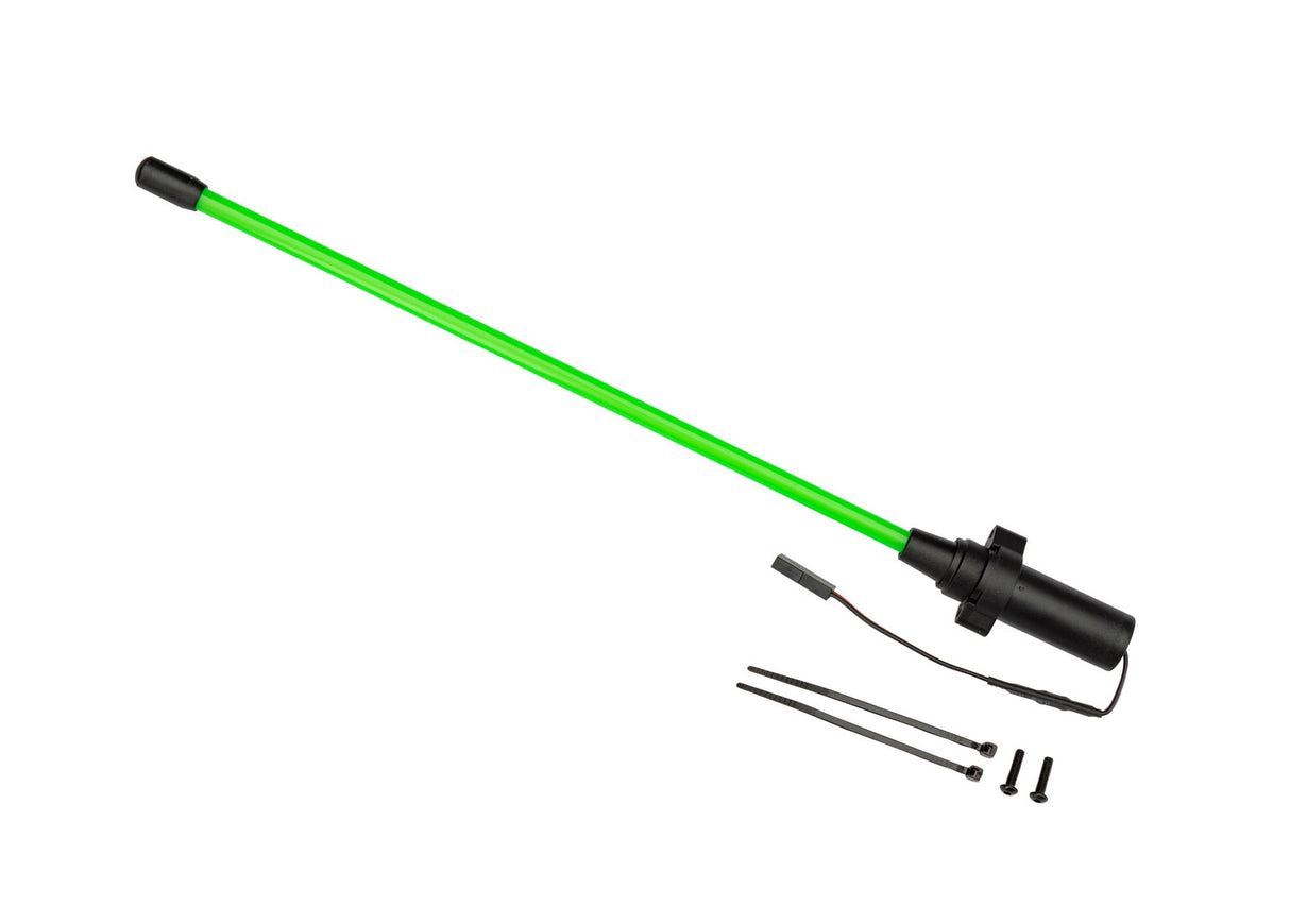 Traaxas 10992-GRN Green LED Whip Light w/ Flex-Tech Mount