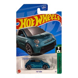 Hot Wheels Fiat 500e - Green Speed Series 8/10