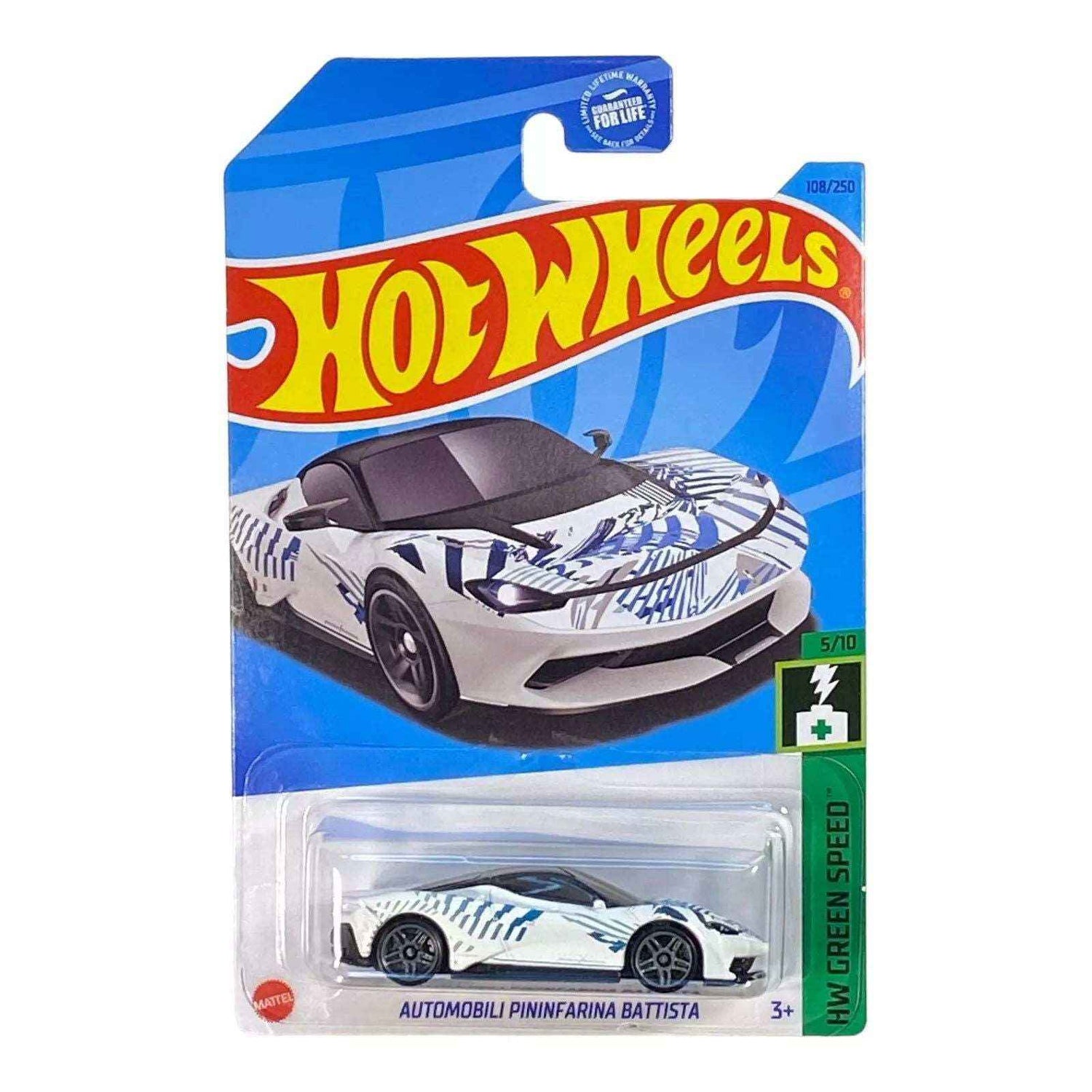 Hot Wheels Pininfarina Battista Green Speed 5/10