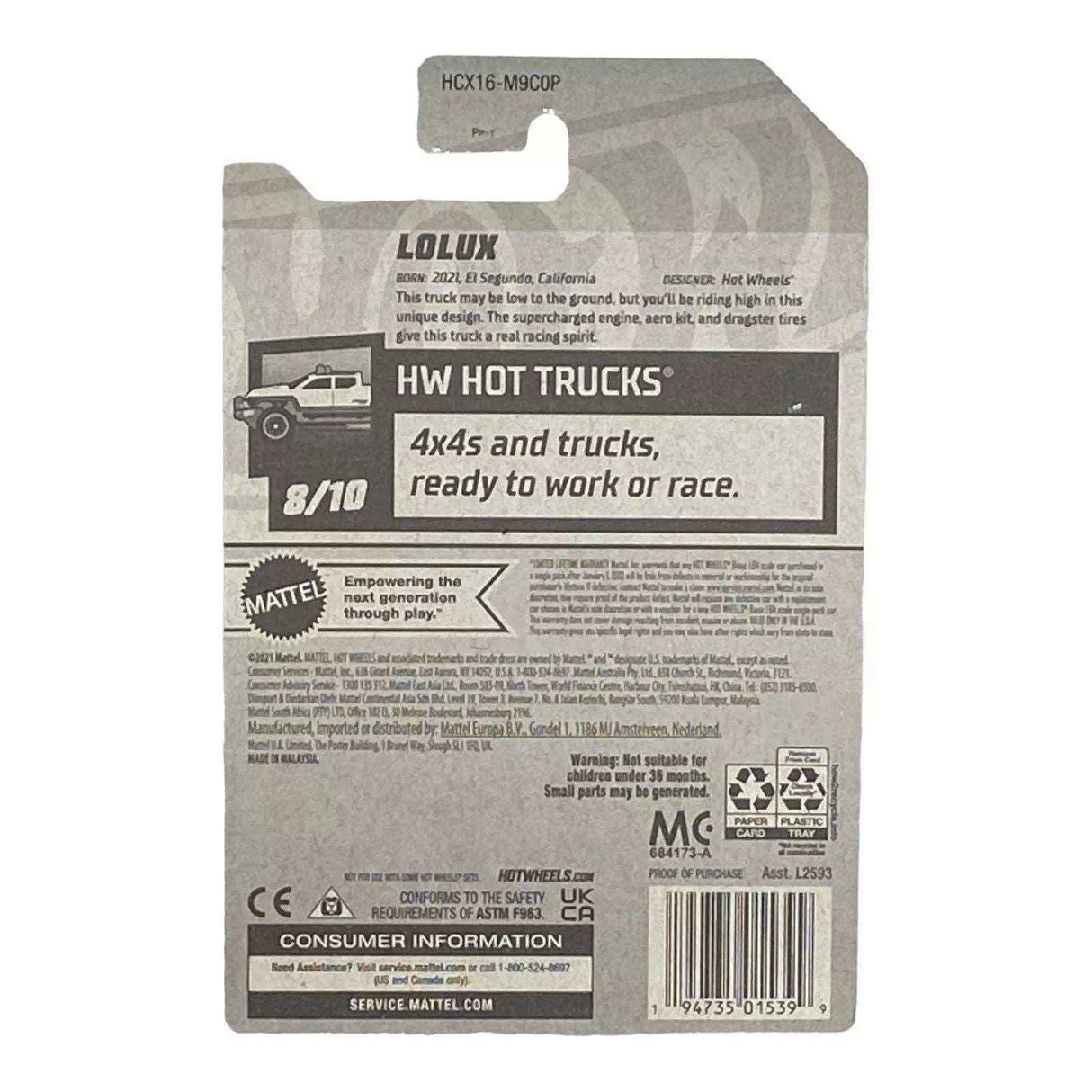 Hot Wheels Lolux - Hot Trucks Series 8/10