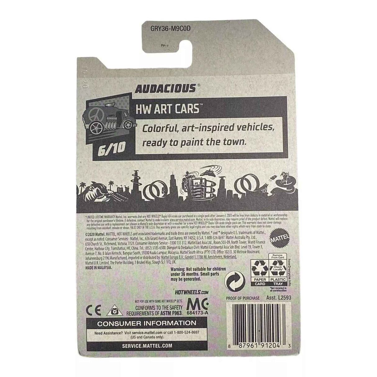 Hot Wheels Audacious - Art Cars Series 6/10