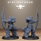3D Printed Solaris Archers by Stationforge Miniatures
