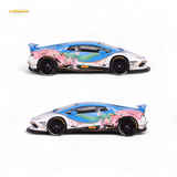 King Model Lamborghini Huracan LP610 Hatsune Blue 1:64