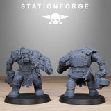 3D Printed Orkaz Bros Infantry by StationForge Miniatures