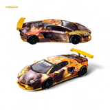 King Model Lamborghini Aventador LP700-4 Tiger Racing 1:64