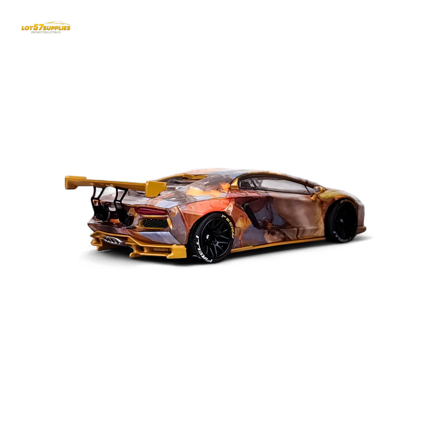 King Model Lamborghini Aventador LP700-4 Tiger Racing 1:64