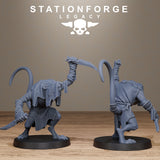 3D Printed Rotfang Plague Bearers by Stationforge Legacy Miniatures