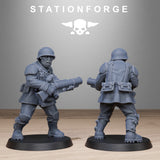 3D Printed FreeGuard Infantry by StationForge Miniatures