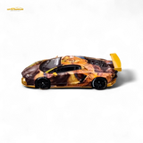 King Model Lamborghini Aventador LP700-4 Tiger Racing 1:64