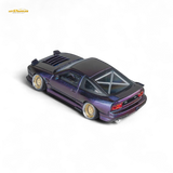 MicroTurbo Nissan 180SX Spirit Rei Purple Chameleon 1:64