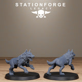 3D Printed Thorncrest Hunters by StationForge Miniatures